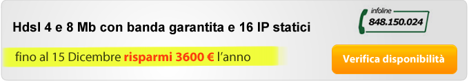 hai esigenze di un servizio hdsl con maggiore banda?
